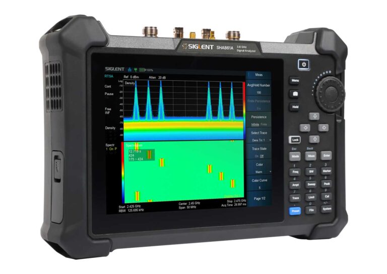Siglent SHA861A Handheld Spectrum/Cable and Antenna Analyser, 9 kHz – 3.6 GHz