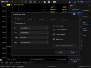 Siglent SHN900-TDA Time Domain Analysis