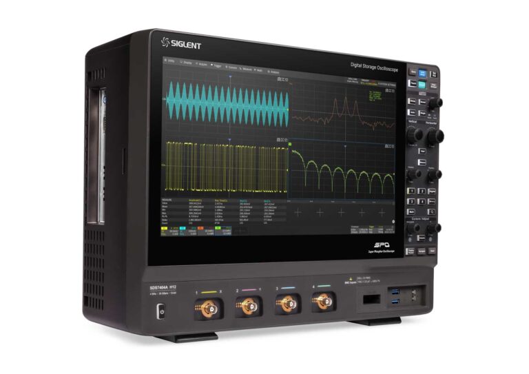 Siglent SDS7604A 4Ch, 6GHz, 20GSa/s, 12-Bit High Resolution Oscilloscope