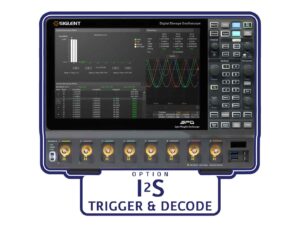 Siglent SDS5000HD-12S I2S trigger & decode Software Licence