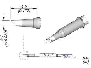 JBC C115127 Bevel Cartridge
