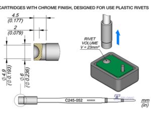 JBC C245052 Heat Stacking Cartridge