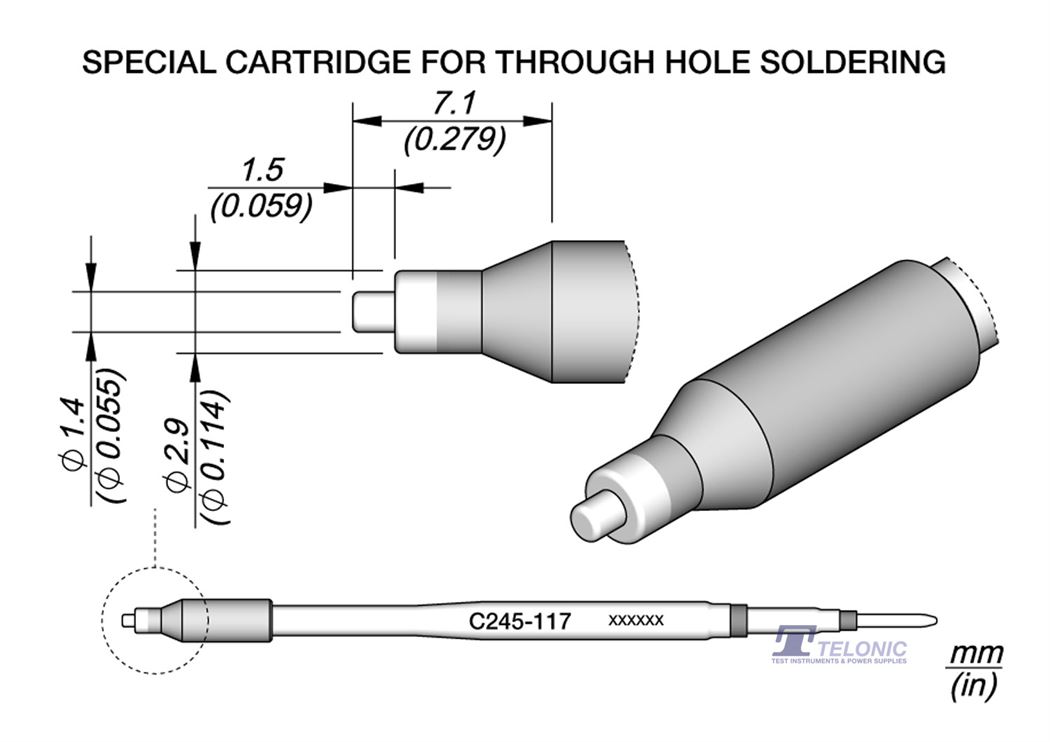 JBC C245117 Customised Cartridge