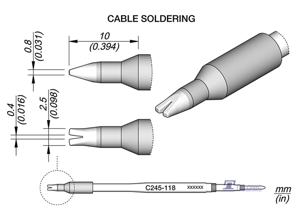 JBC C245118 Customised Cartridge