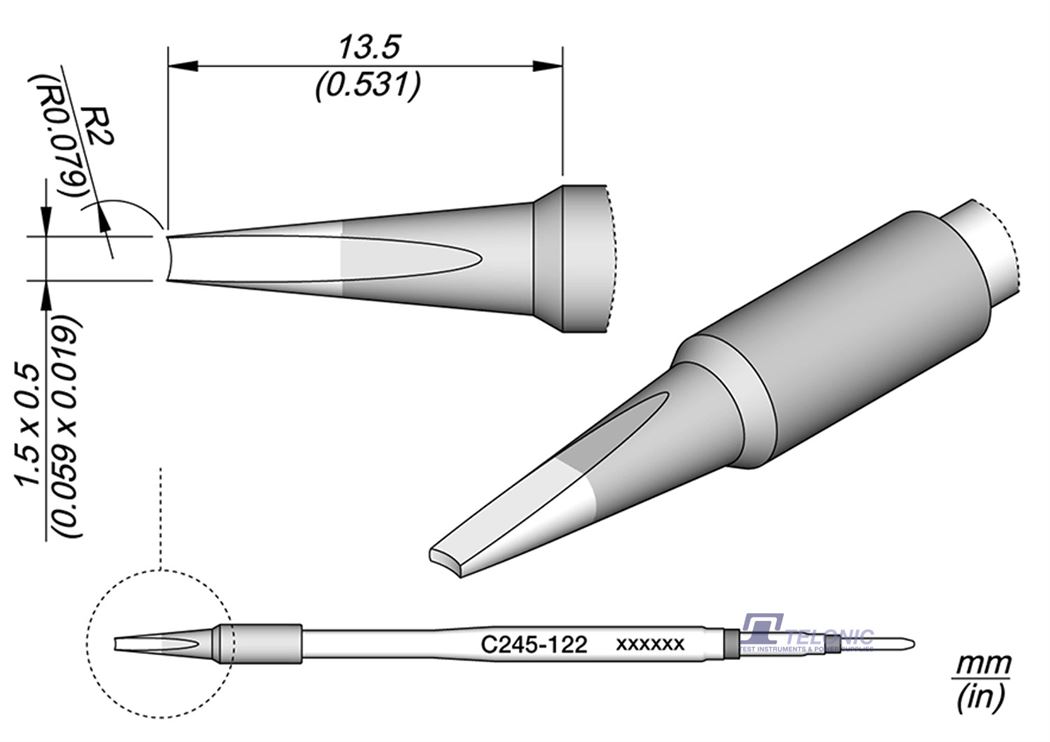 JBC C245122 Round Connector Cartridge