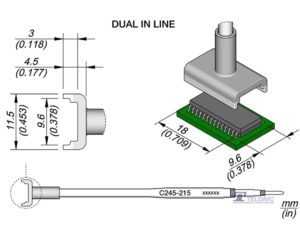 JBC C245215 Dual In Line Cartridge