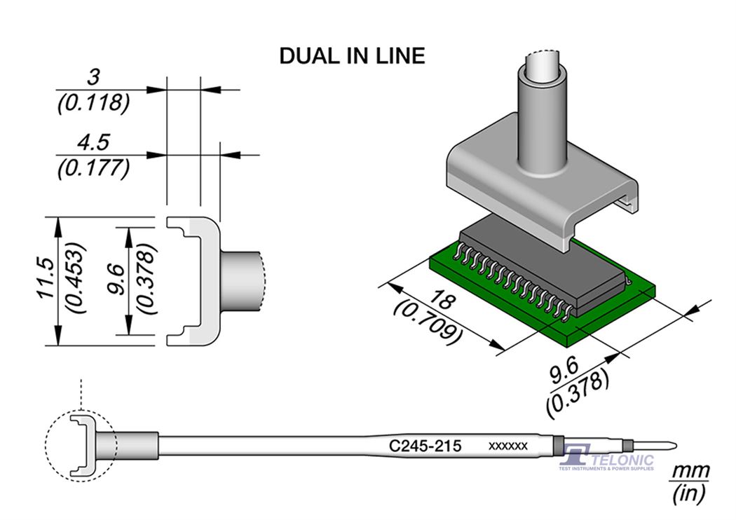 JBC C245215 Dual In Line Cartridge