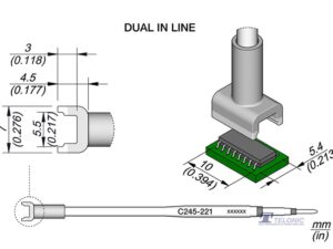 JBC C245221 Dual In Line Cartridge