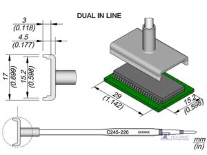 JBC C245226 Dual In Line Cartridge