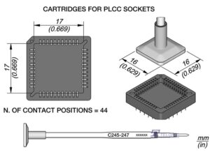 JBC C245247 PLCC Socket Cartridge