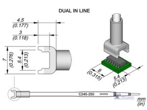 JBC C245250 Dual In Line Cartridge