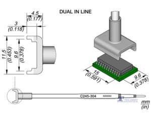 JBC C245304 Dual In Line Cartridge