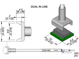 JBC C245305 Dual In Line Cartridge
