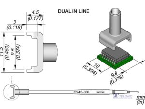 JBC C245306 Dual In Line Cartridge