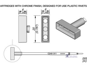 JBC C245311 Heat Stacking Cartridge