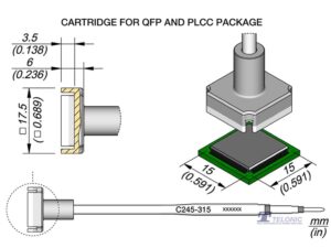 JBC C245315 QFP/PLCC Cartridge