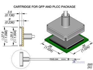 JBC C245344 QFP/PLCC Cartridge