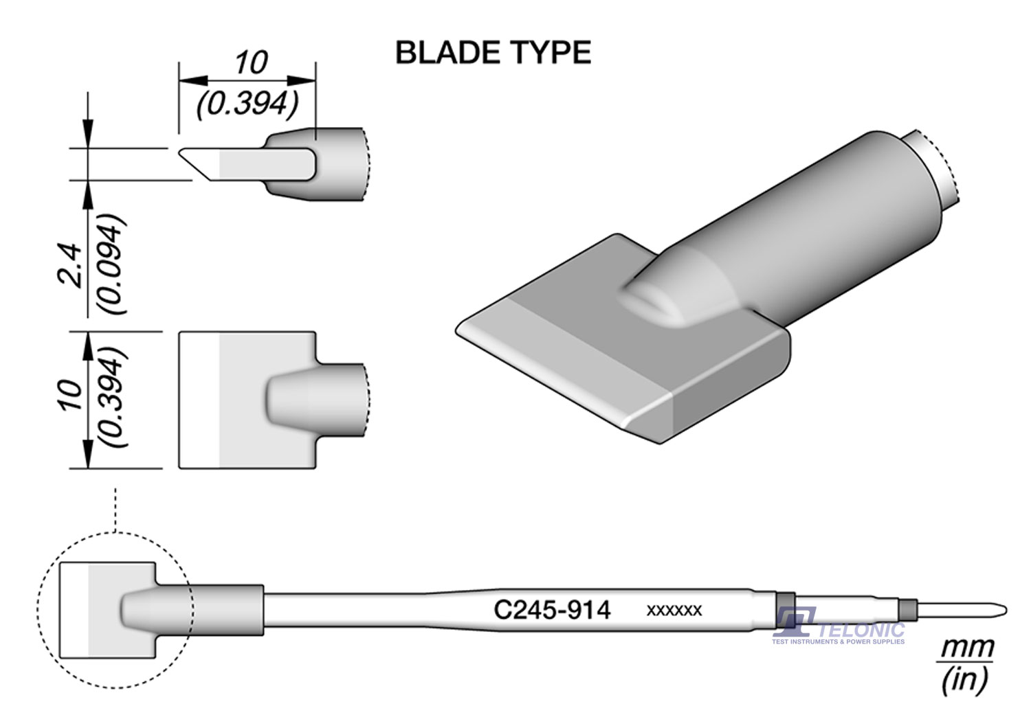 JBC C245914 Blade Cartridge