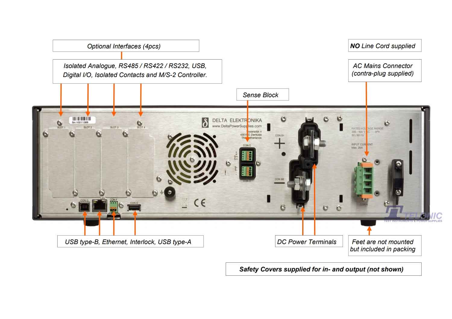 Delta Elektronika SM500-CP-90 X4 Regenerative Bi-Directional 60kW DC Power Supply 0V - 500V 0A - +/-360 A