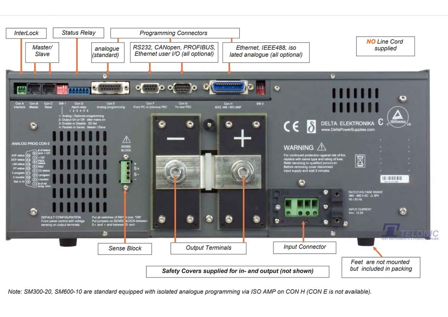 Delta Elektronika SM45-140 Programmable DC Power Supply 0-45V 0-140A