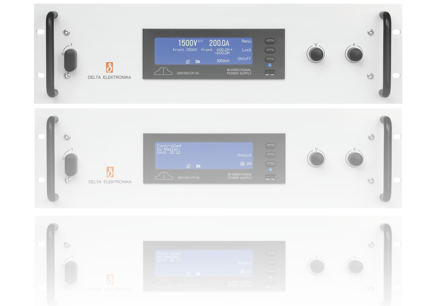 Delta Elektronika SM500-CP-90 X4 Regenerative Bi-Directional 60kW DC Power Supply 0V - 500V 0A - +/-360 A