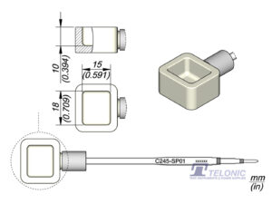 JBC C245-SP01 Solder Pot Cartridge