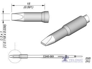 JBC C245061 Chisel Cartridge