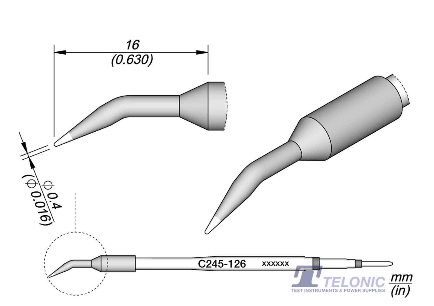 JBC C245126 Conical Bent Cartridge