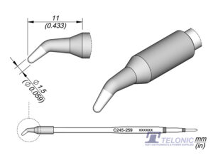 JBC C245259 Conical Bent Cartridge