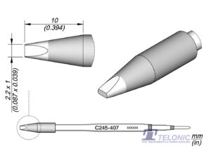 JBC C245407 Chisel Cartridge