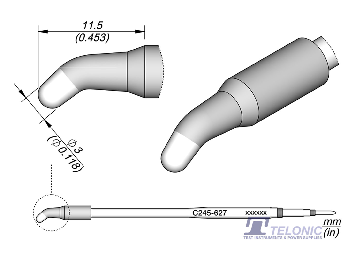 JBC C245627 Conical Bent Cartridge