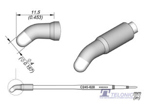 JBC C245628 Conical Bent Cartridge