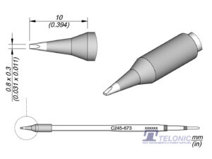 JBC C245673 Chisel Cartridge