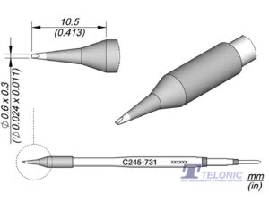 JBC C245731 Chisel Cartridge