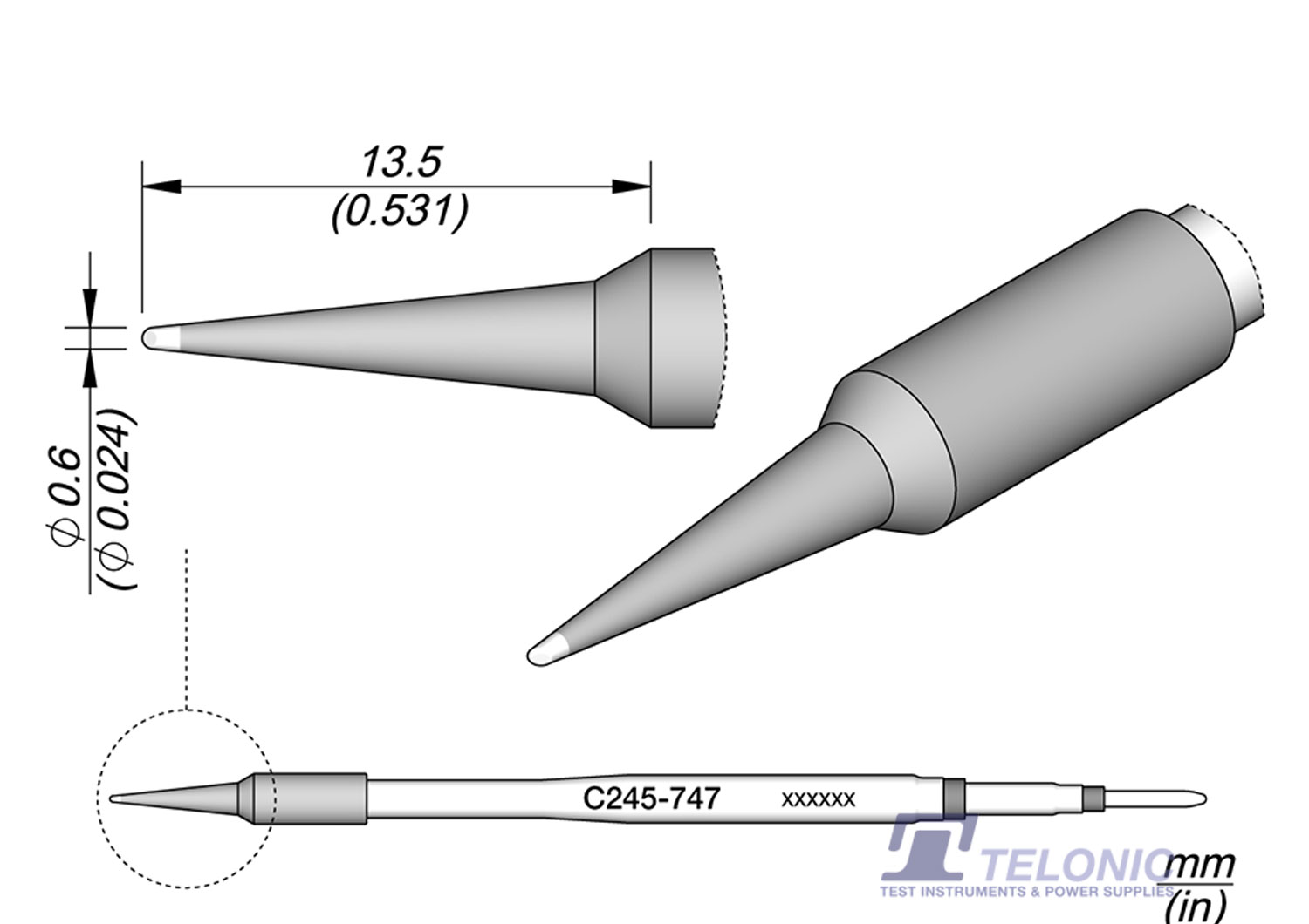 JBC C245747 Bevel Cartridge