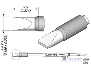 JBC C245756 Chisel Cartridge