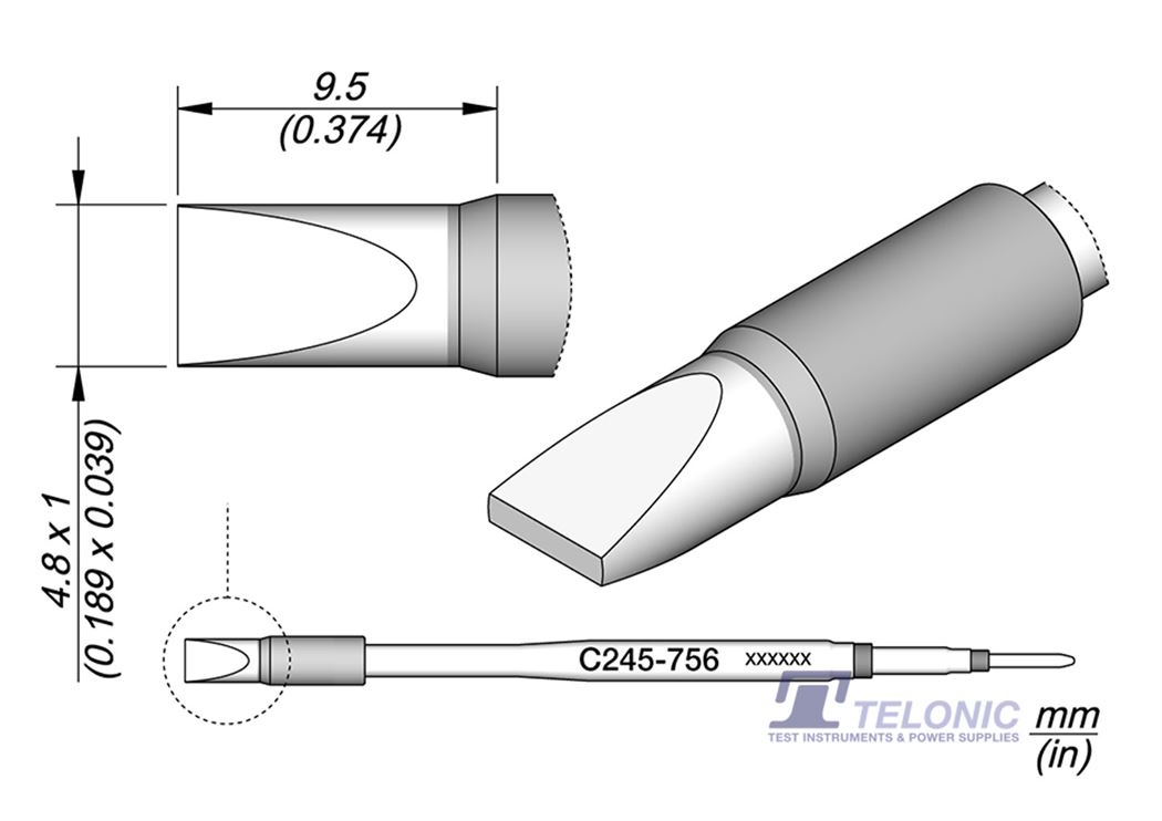 JBC C245756 Chisel Cartridge