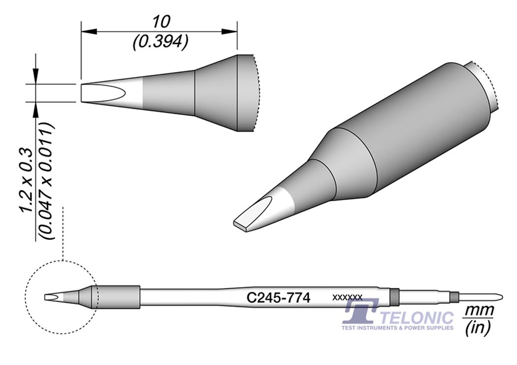 JBC C245774 Chisel Cartridge