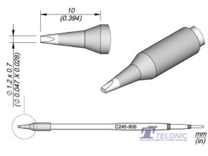 JBC C245806 Chisel Cartridge