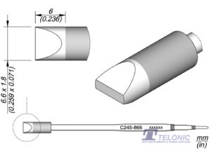 JBC C245866 Chisel Cartridge