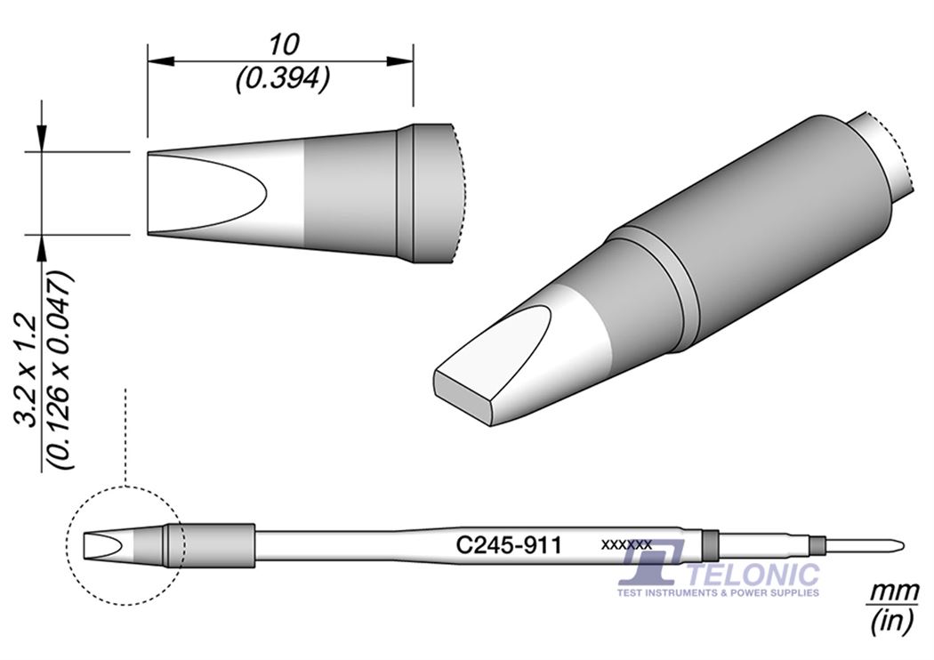 JBC C245911 Chisel Cartridge