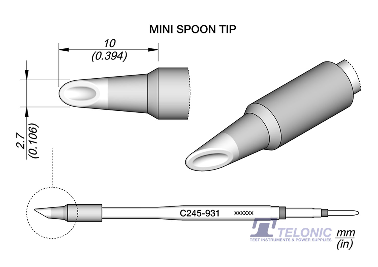 JBC C245931 Spoon Cartridge