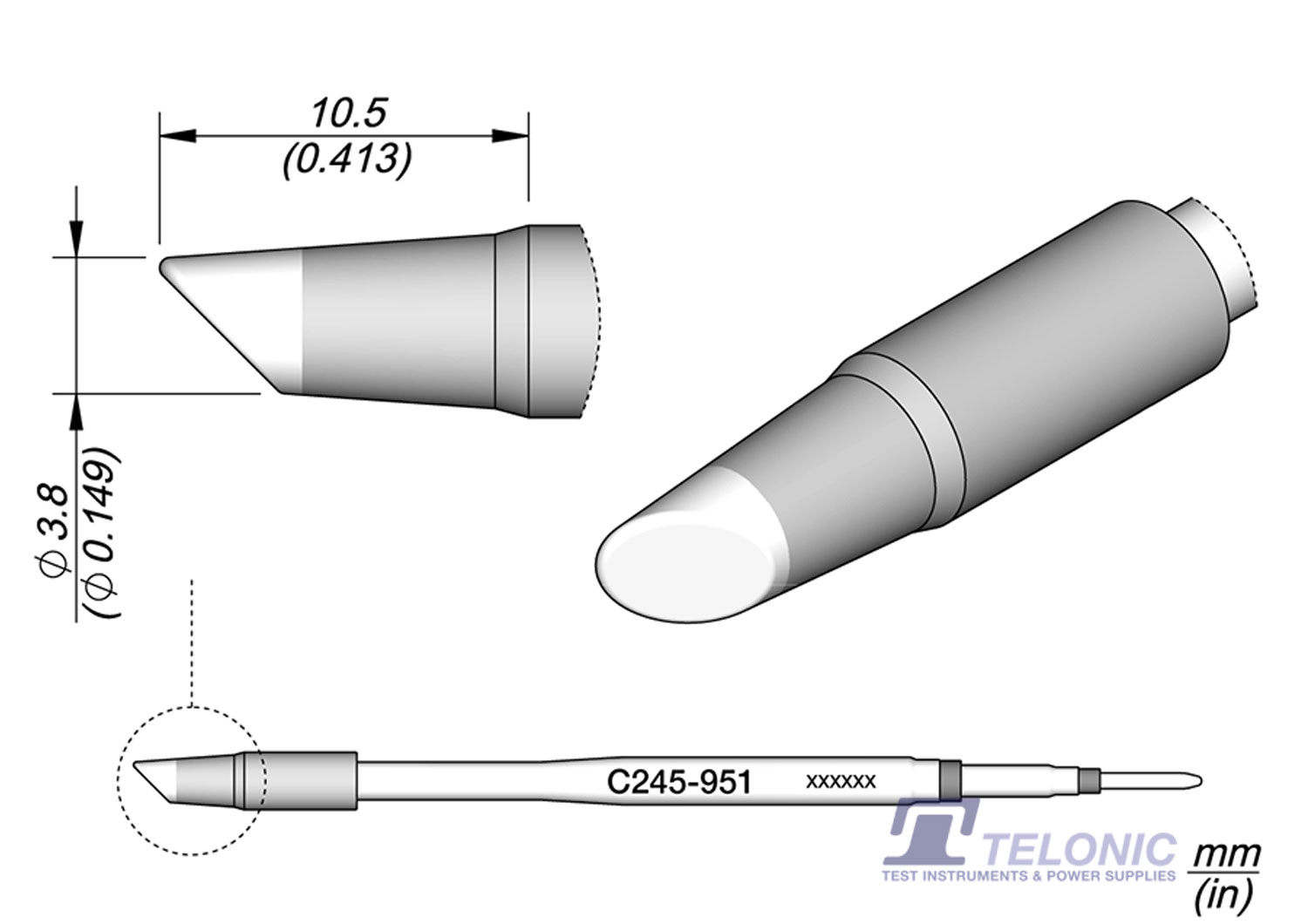 JBC C245951 Bevel Cartridge