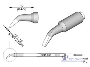 JBC C245963 Chisel Bent Cartridge