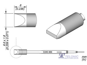 JBC C245966 Chisel Cartridge