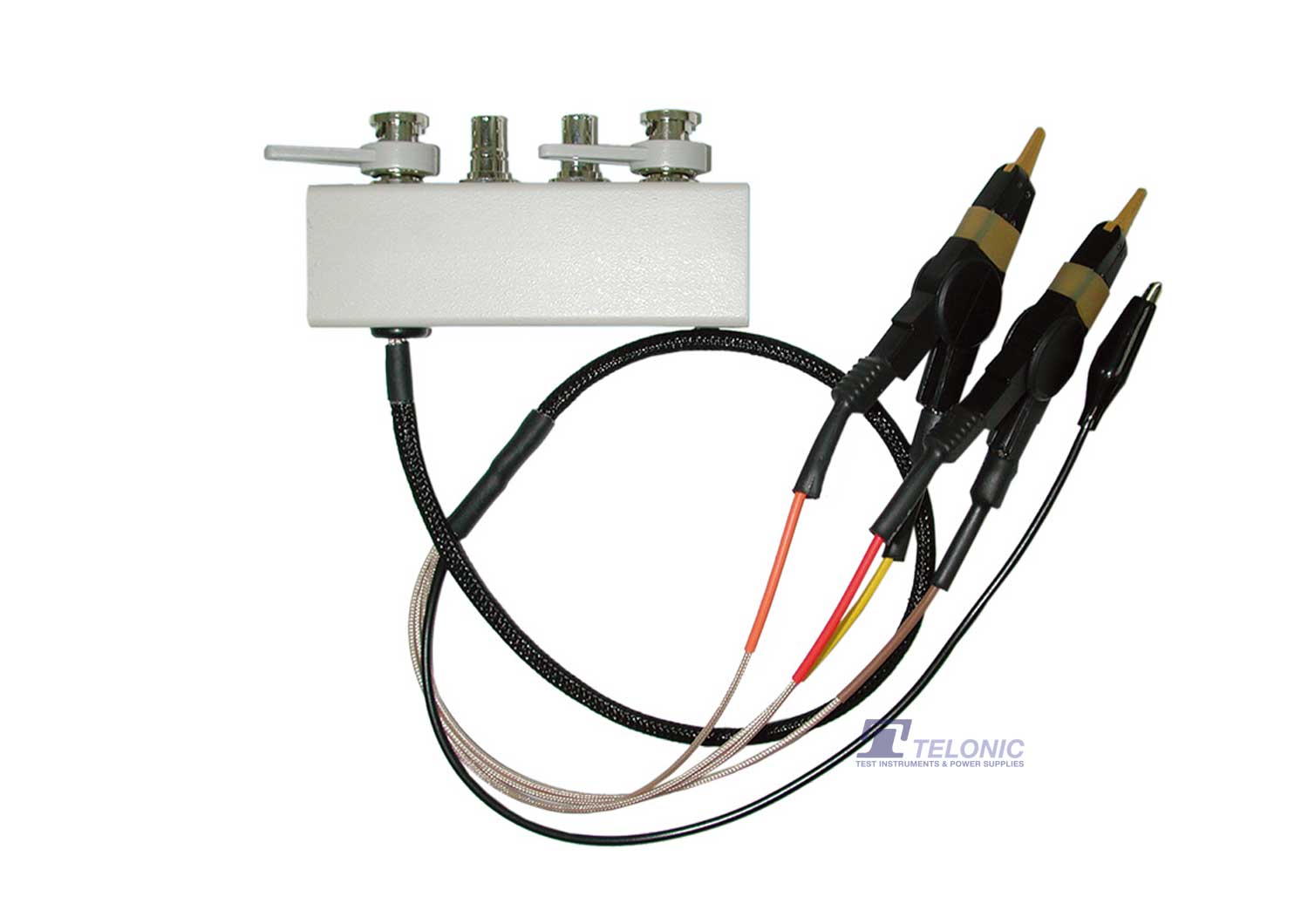 Microtest Kelvin Clip Leads (With BNC Box)