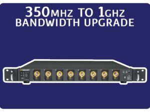 Siglent SDS5000L-8BW3TA 350 MHz to 1 GHz bandwidth upgrade