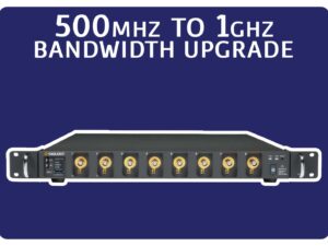 Siglent SDS5000L-8BW5TA 500 MHz to 1 GHz bandwidth upgrade