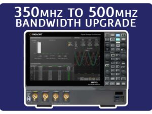 Siglent SDS5000HD-4BW3T5 350 MHz to 500 MHz bandwidth upgrade