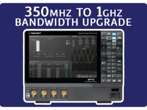 Siglent SDS5000HD-4BW3TA 350 MHz to 1 GHz bandwidth upgrade